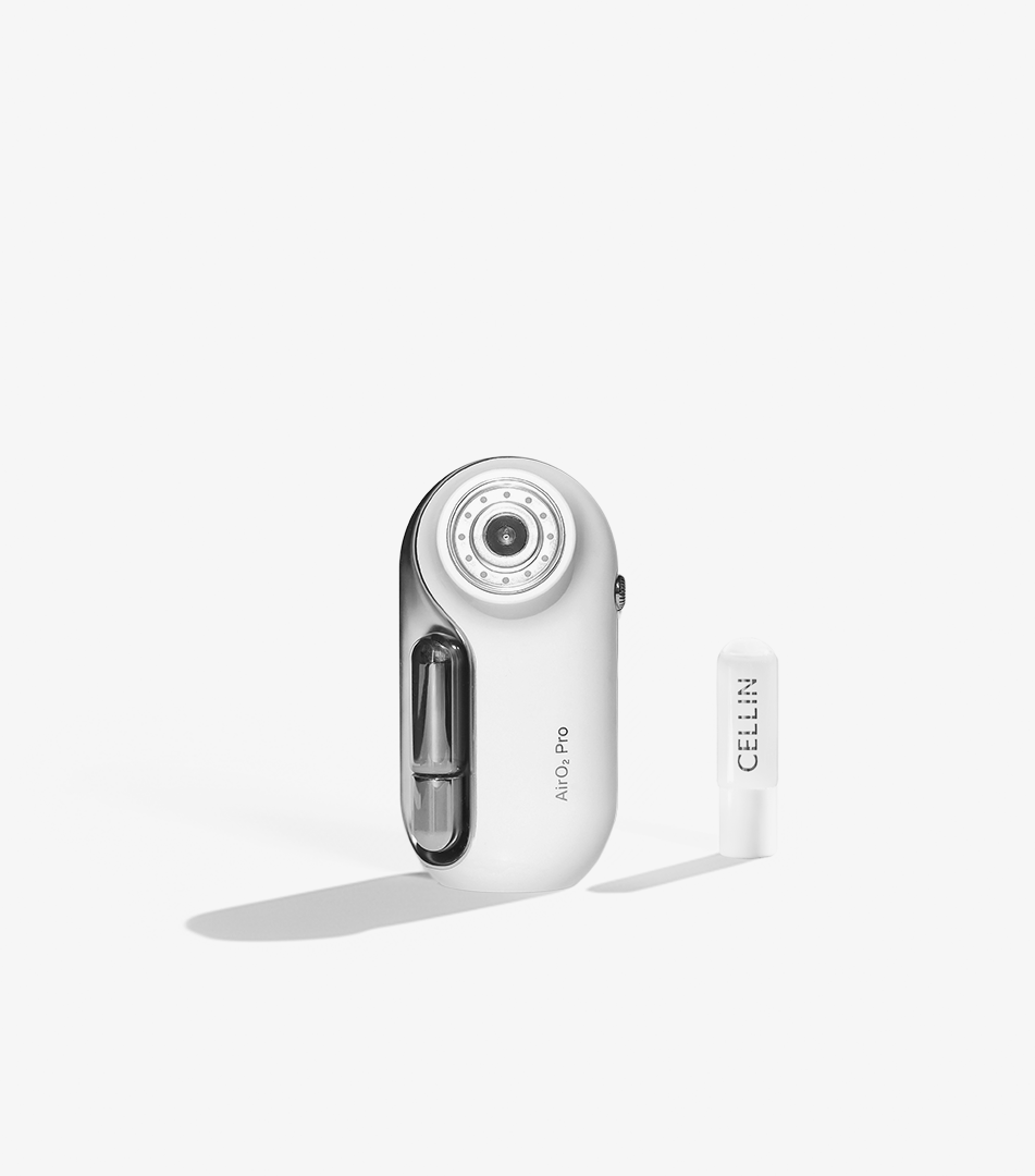 product shoot of device and water